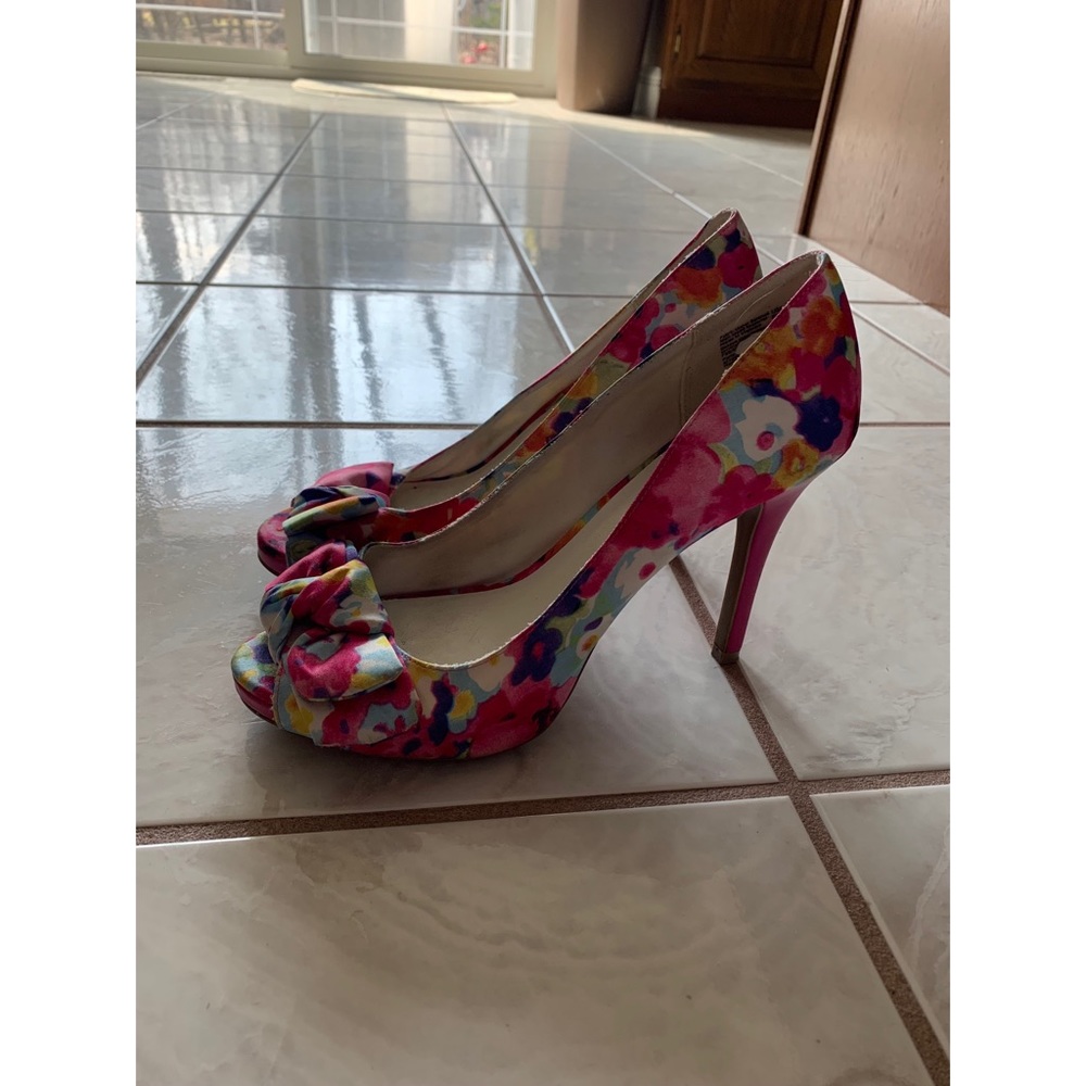 Floral heels